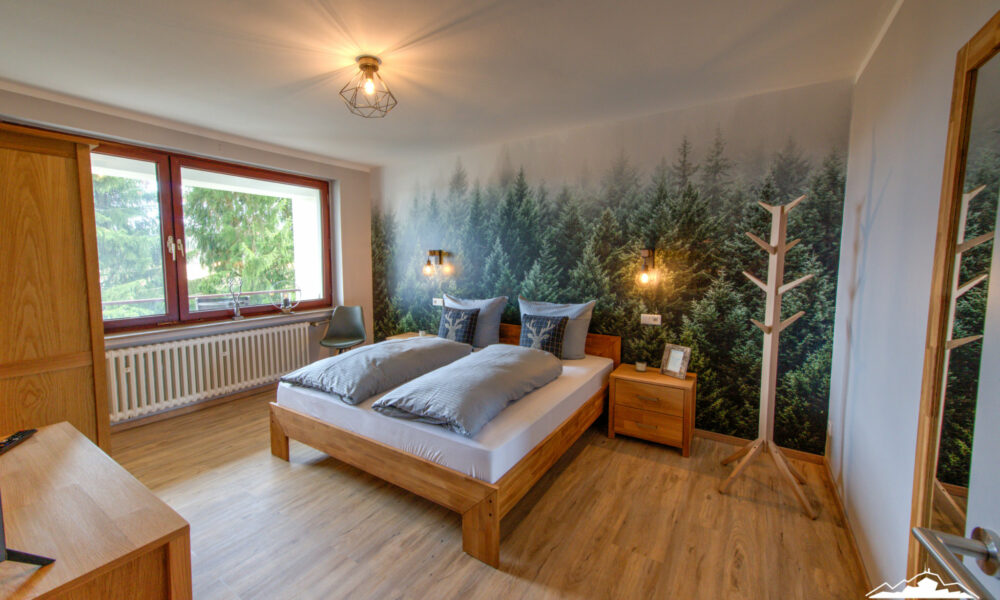 1. Schlafzimmer Ferienwohnung Braunlage